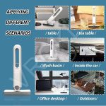 VROKLA Mini Mop for Kitchen, Floor, Glass, Car & More - 2 Sponges, Self Squeeze, Strong Absorbent, Wet & Dry Use, Multicolour, ABS & Sponge Material - Image 8