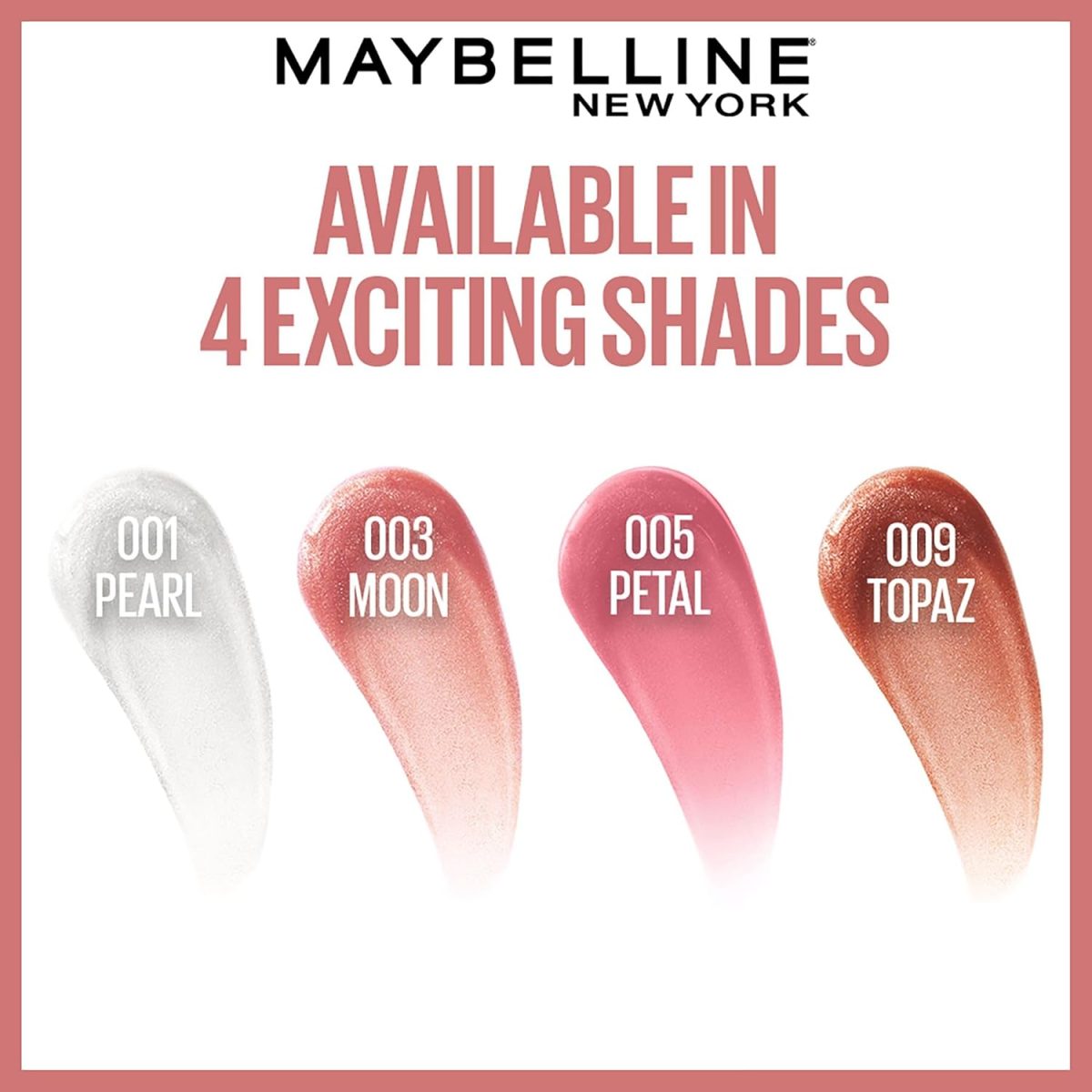 Maybelline New York Smooth And Non-sticky Lifter Gloss - Petal | Tinted Lip Gloss With Hyaluronic Acid for Hydrated & Plump Lips | Non-Sticky application | Long-lasting Fuller & Lifted Look | 5.4ml - Image 7