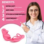 DOCTOR HEALTH SUPER SOFT Premium Women's Trendy Triple Strap EVA Slippers | Soft, Open-Toe, Lightweight Daily Comfort Slides, Open-Toe Slippers for Home & Outdoor - Image 5