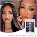 MAYCREATE® 252PCS Wispy Lash Clusters Natural Eyelash Clusters 60D Cluster Eyelash Extensions 8-16mm Mix Thin & Invisible Lashes Individual Lashes DIY Lash Extension at Home - Image 7