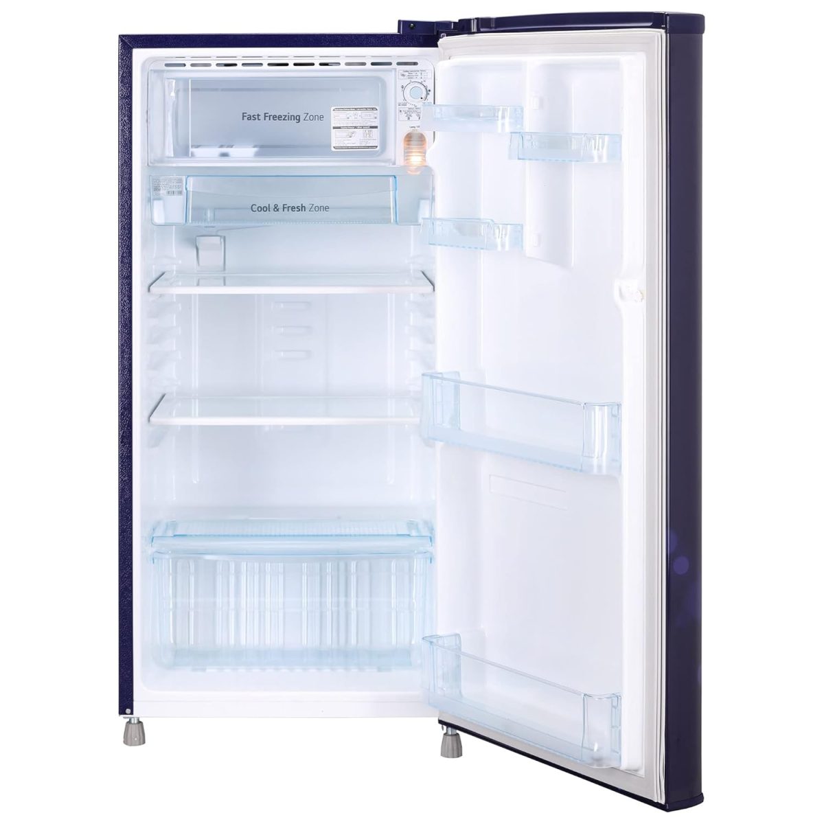 LG 185 L, 4 Star, Smart Inverter, Direct-Cool Single Door Refrigerator (GL-B199OBEY, Blue Euphoria, Smart Connect & Fast Ice Making) - Image 8