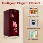 Godrej 180 L 5 Star Turbo Cooling Technology, 24 Days Farm Freshness Direct Cool Single Door Refrigerator (RD EDGENEO 207E THF MP WN, Maple Wine) - Image 4
