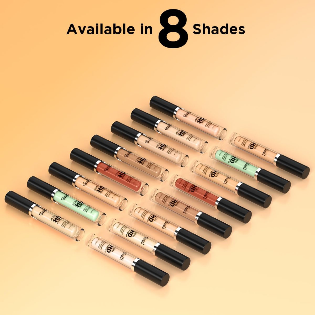 Glam21 Ultra HD Liquid Concealer for HD Finish | Non-sticky Long-lasting Matte Finish | | Easy-gliding Applicator | Hide Pores, Skin Acne, Scars, Blemishes | 5gm, Medium Warm - Image 6