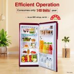 Godrej 180 L 5 Star Turbo Cooling Technology, 24 Days Farm Freshness Direct Cool Single Door Refrigerator (RD EDGENEO 207E THF MP WN, Maple Wine) - Image 2