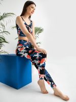 Clovia Track Pants for Women, Lower for Women, Pyjama for Women, Polyester Lower for Women, Women Lower, Pyjama Set for Women Polyester, Pyjama Pants for Women, Comfort-Fit Active Track Pants - Image 2