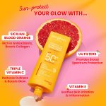 DOT & KEY Vitamin C + E Super Bright Sunscreen Spf 50 |Water-Light,UVA/UVB & Blue Light Protection|For Even Toned & Glowing Skin|With Liquid Spf 50+++| No White Cast| For All Skin Types| 50G,Pack Of 1 - Image 3