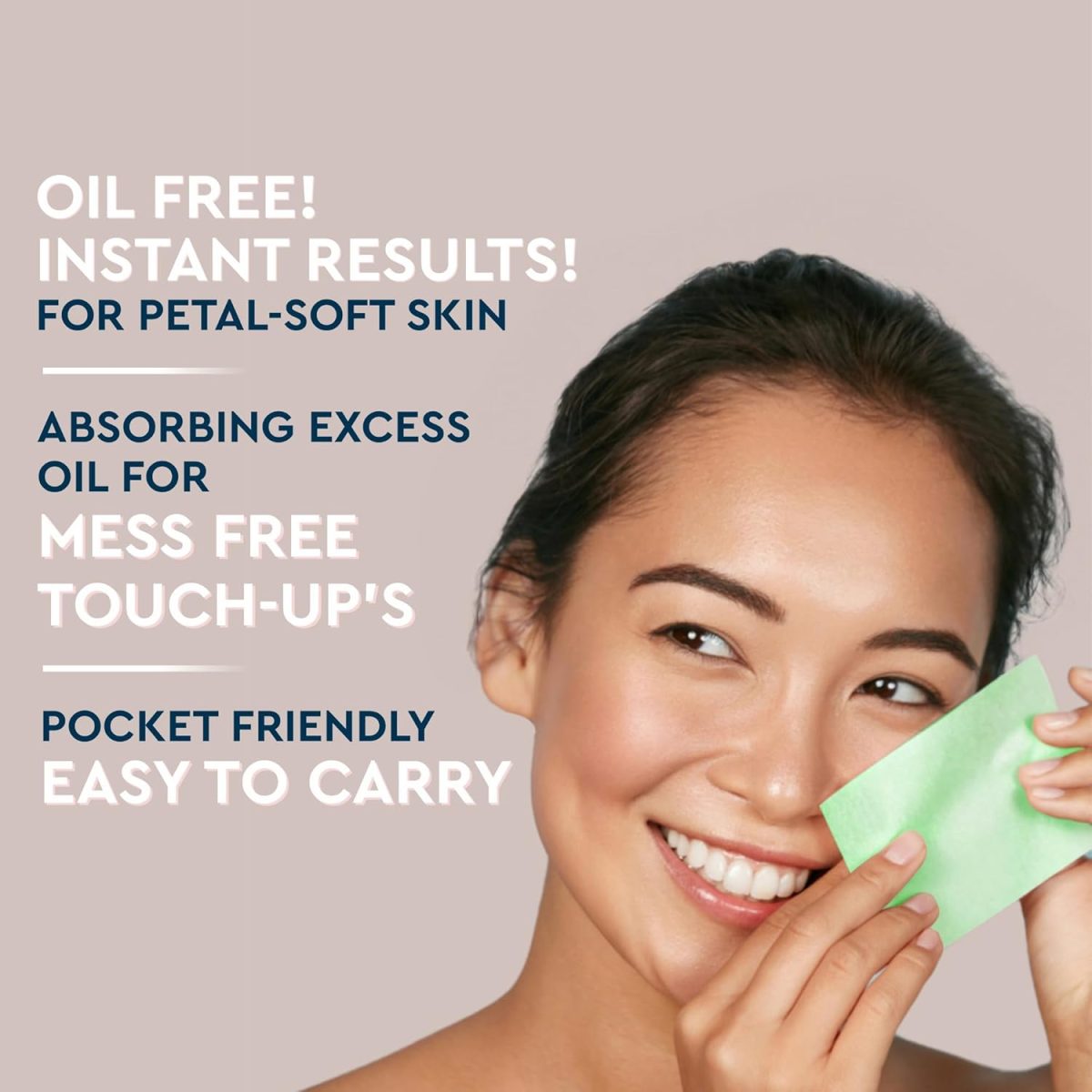 GUBB Blotting Paper for Oily Skin - 100 Oil Absorbing Sheets For Men & Women | Doesn’t Smudge Makeup - Oil Blotting Sheets for Face | Pocket-Sized Oil Blotting Papers for On-The-Go Use - Assorted - Image 6