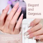 THR3E STROKES Gel Nail Polish Starter Kit With U V/LED Light, 6 Colors 48W Nail Dryer, Gel Base Top Coat Nail Art Tools, All-In-One Gift Kit, DIY Home/Salon Manicure Set, (WATERY NEED 3 LAYERS) (SD84) - Image 4