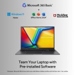 ASUS Vivobook 16X 13th Gen,Intel Core i5-13420H Creator/Gaming Laptop(NVIDIA RTX 3050-4GB/16GB/512GB/FHD+/16.0"/144Hz/Windows 11/M365 Basic(1Year)*/Office Home 2024/Indie Black/1.67 kg)K3605VC-RP412WS - Image 6