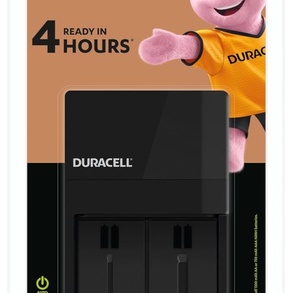Duracell 4 hours Battery Charger CEF14, Everyday Devices, Flashlight, Clock, Radio
