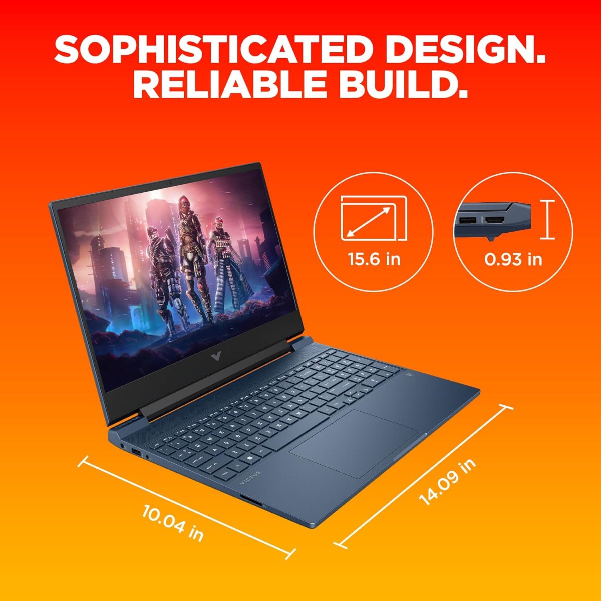 HP Victus, AMD Ryzen 5 5600H, NVIDIA RTX 3050, 16GB DDR4, 512GB SSD (Win11, Office21, Blue, 2.37kg) 144Hz, 9MS, IPS, 15.6-inch(39.6cm) Gaming Laptop, Backlit kb, Enhanced Cooling, fb0106AX/Fb0112AX - Image 11