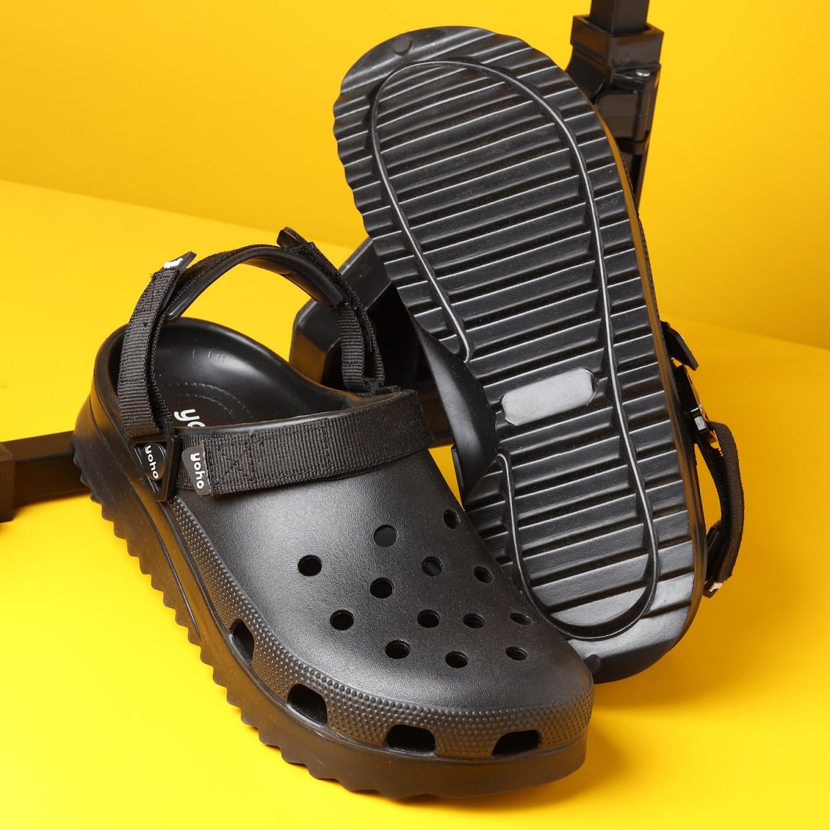 YOHO Hacker Clogs for Men | Trendy & Stylish Sandals| Lightweight & Cushioned Footwear - Image 5