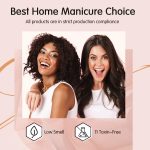 THR3E STROKES Gel Nail Polish Starter Kit With U V/LED Light, 6 Colors 48W Nail Dryer, Gel Base Top Coat Nail Art Tools, All-In-One Gift Kit, DIY Home/Salon Manicure Set, (WATERY NEED 3 LAYERS) (SD84) - Image 2