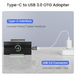 Ambrane USB 3.0 to Type C OTG Adapter, with Thunderbolt to USB to Adapter, 10Gbps High Speed Data Transfer, Compatible with for All Type C Devices Smartphone, Laptops, Tablets, Chargers, MacBook - Image 2