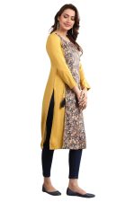 Aurelia Women's Synthetic Regular Fit Casual Kurta - Image 4