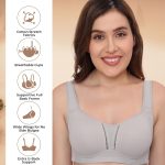 PLUMBURY Nylon Blend Full Support Minimizer Everyday Bra For Women Full Coverage | Wireless| Padded With Seamless Soft Cups - Image 2