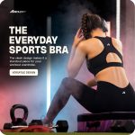Boldfit Nylon Spandex Removable Padded Sports Bra for Women Gym Sports Bra for Girls Workout Full Coverage Padded Sports Bra for Gym Yoga Running Scoop Neck Elastic Bottom Band Support - Image 4