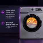 Godrej 6 Kg Eco-Wash With Steam Wash Fully-Automatic Front Load Washing Machine (WFEON ARG 6010 5.0, Silver Stream) - Image 4