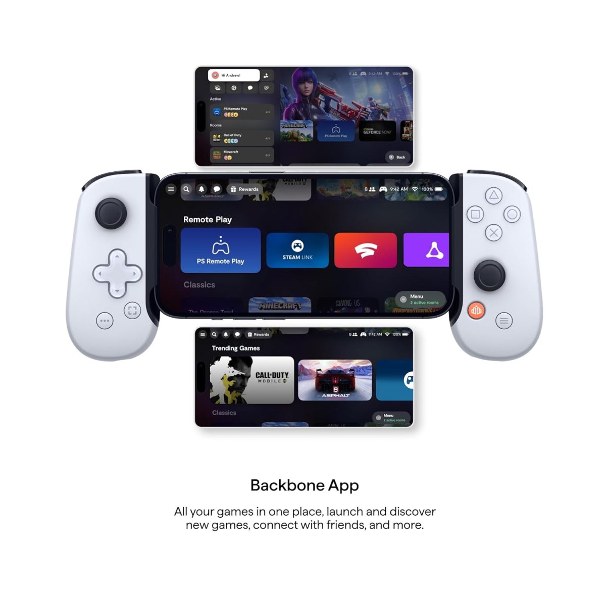 Backbone One Mobile Gaming Controller for iPhone (Lightning) - Playstation Edition - Turn Your iPhone into a Gaming Console - Play Xbox, Playstation, Call of Duty, Roblox, Genshin Impact & More - Image 6