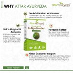 Attar Ayurveda Indigo Powder for black Hair (200 grams) - Image 7