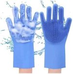 UrbanBite Hand Gloves for Kitchen Cleaning dish Washing Gloves Silicone Dishwashing Hands Vessel dishwasher wash utensil For Women Men House essentials for Bathroom Cleaning Pet Hair Care Car Washing - Image 6