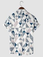 Men Goa Premium Stylish Fashion Branded Graphic Print Cotton Stretchable Fabric Slim Fit Cut Away Collar Casual Shirt - Image 2