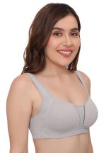 PLUMBURY Nylon Blend Full Support Minimizer Everyday Bra For Women Full Coverage | Wireless| Padded With Seamless Soft Cups - Image 6
