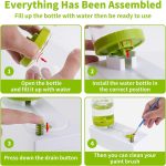 KRAFTMASTERS-ART.CRAFT.DESIGN Brush Rinser, Paint Cleaner Easy Cleaning Basin Paintbrush Washing Tool, Rinser With Drain Water Recycling Scrubber For Acrylic, Watercolor - Image 2