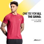 Boldfit Gym Regular Fit T Shirt for Men Round Neck Active Tshirt for Men Quick Dry Active Wear T Shirts for Man Dry Fit T Shirts for Men for Gym & Sports Wear Anti Odor Training Tshirt for Men - Image 5