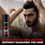 BEARDO Strong Hold Hair Spray, 192 Ml, Hair Spray For Men, Hair Styling, Hair Setting Spray, Hair Fixing Spray, Strong Hold, Natural Shine, Pack of 1 - Image 2