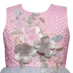 Hopscotch Girl's Empire Waist long Dungaree - Image 3