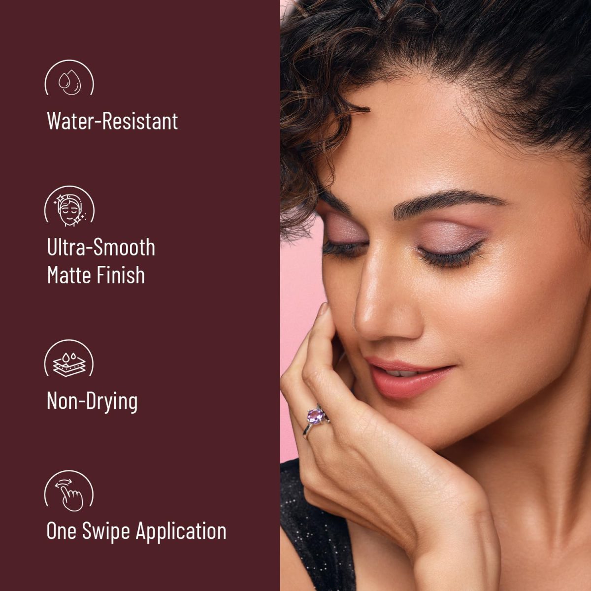 Swiss Beauty Pure Matte Creamy Lipstick | Non-drying, Highly pigmented Lipstick | Shade- Hot Nude, 3.8gm| - Image 3