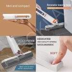 VROKLA Mini Mop for Kitchen, Floor, Glass, Car & More - 2 Sponges, Self Squeeze, Strong Absorbent, Wet & Dry Use, Multicolour, ABS & Sponge Material - Image 5