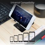 Portronics MODESK Universal Mobile Holder Stand with Metal Body, Anti Skid Design, Light Weight for All Smartphones, Tablets, Kindle, iPad(Black) - Image 6