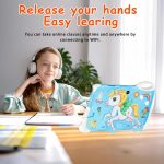 SIGNY Multi-Functional Kids Tablet - 7" HD Display, 128GB Storage, Dual Cameras, 4G/WiFi, Parental Lock, Preloaded Learning Games, Fall-Resistant Cover, Perfect for Fun and Education (Unicorn) - Image 5