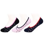 Hush Puppies Women's Cotton Regular Liners Socks (Pack Of 3) (Brohpfl-02-Po3_Multicolor_Free Size) - Image 4