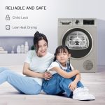 Bosch 9 kg Fully Automatic Front load Condenser Tumble Dryer WPG24108IN, Silver, Inbuilt Heater) - Image 7