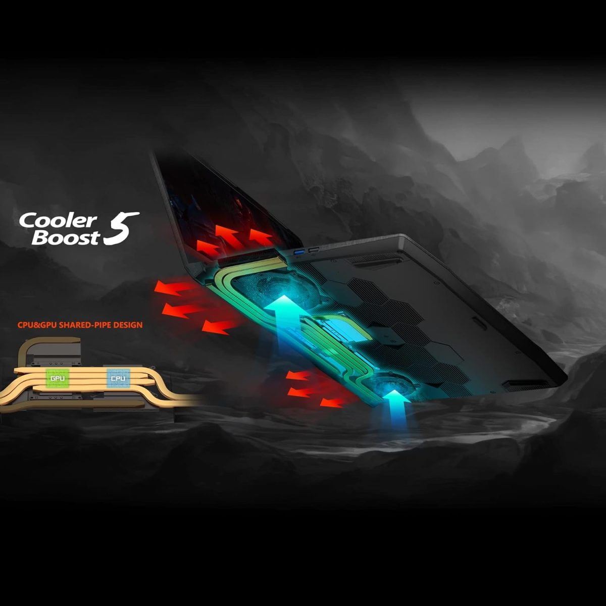 MSI Katana 17, Intel 13th Gen. i7-13620H, 44CM FHD 144Hz Gaming Laptop (16GB/512GB NVMe SSD/Windows 11 Home/Nvidia GeForce RTX2050, 4GB GDDR6/Black/2.6Kg), B13UCXK-256IN - Image 5