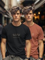 BULLMER Trendy Printed Cotton Blend Crew Neck/Round Neck Half Sleeve Tshirt for Men- Pack of 2 - Image 2