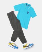 Jockey AB24 Boy's Super Combed Cotton Rich Graphic Printed Half Sleeve Polo T-Shirt - Image 5