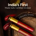Mamaearth Liquid Matte Sindoor with Almond Extract & Vitamin E - 2.8 ml | 02 - Maroon | India’s First Made Safe Certified Sindoor | Mercury & Lead Free | Long-lasting & Smudge-proof - Image 7