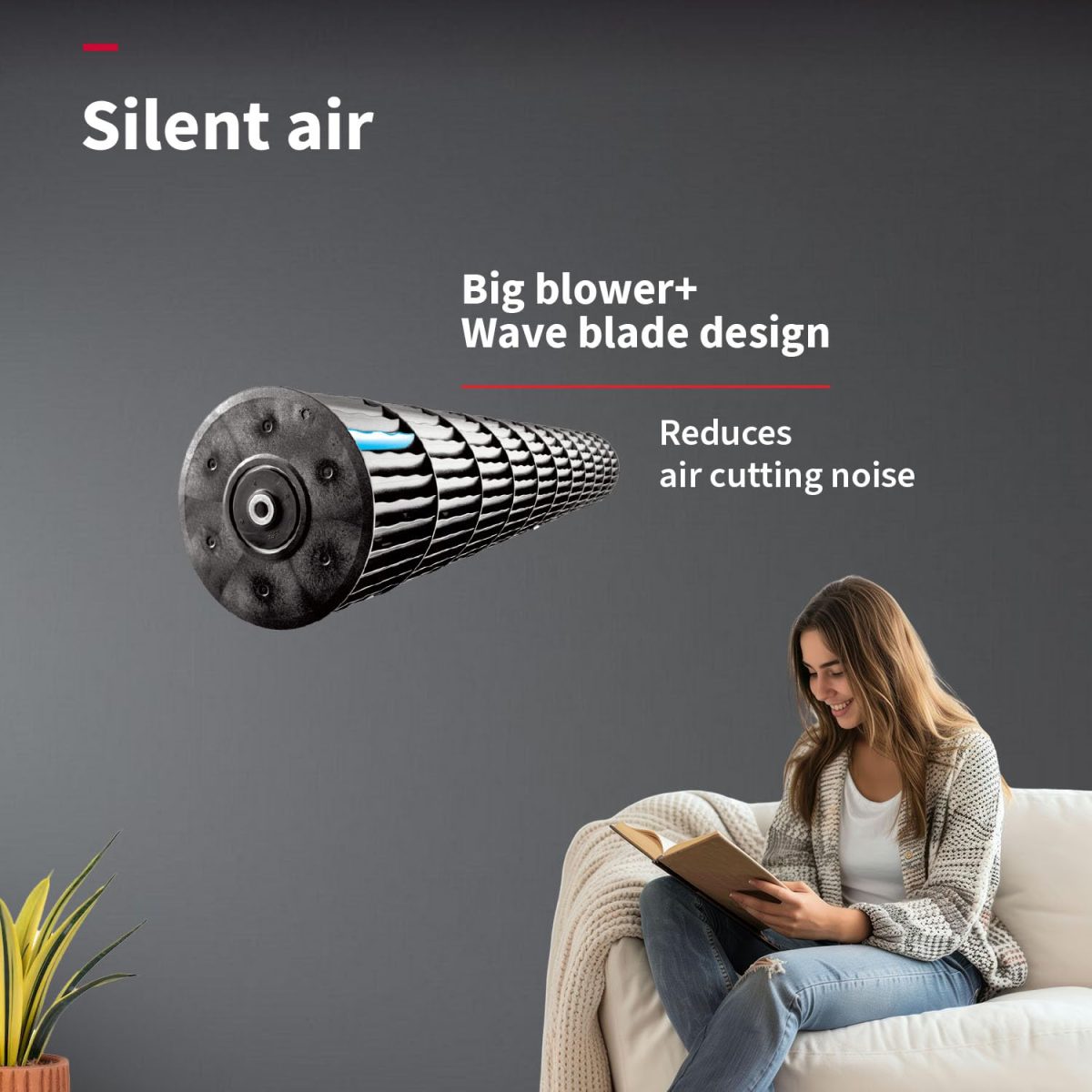 Hitachi 1 Ton Class 3 Star, 4-Way Swing, Long airthrow, Fixed Split AC (100% Copper, Dust Filter, 3200FL RAS.B312PCAIBA1, White) - Image 3