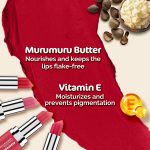 Mamaearth Creamy Matte Long Stay Lipstick with Murumuru Butter and Vitamin E for 8-Hour Long Stay (Flakeproof & Non-Drying | Intense Color Payoff) - 4.2g (Rose Nude) - Image 3
