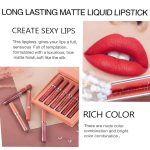 TopFinder® || Nude Lipstick || Lipstick Combo Pack Waterproof || Long Lasting || Velvet 6 Shades || Non Transfer Beauty Product Kit- Lip Gloss For Women, Liquid Glossy, Lipsticks Set For Women - Image 2