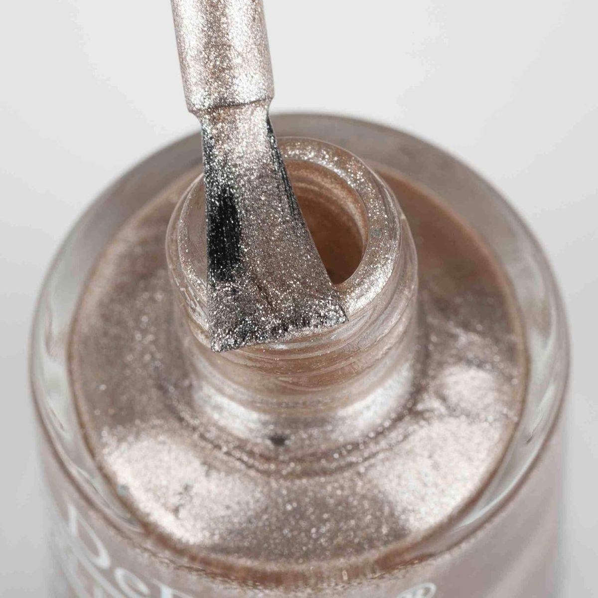 DeBelle Gel Nail Polish Pandora (Blush Rose Gold Glitter Nail Paint)|Non UV - Gel Finish |Chip Resistant | Seaweed Enriched Formula| Long Lasting|Cruelty and Toxic Free| 8ml - Image 2