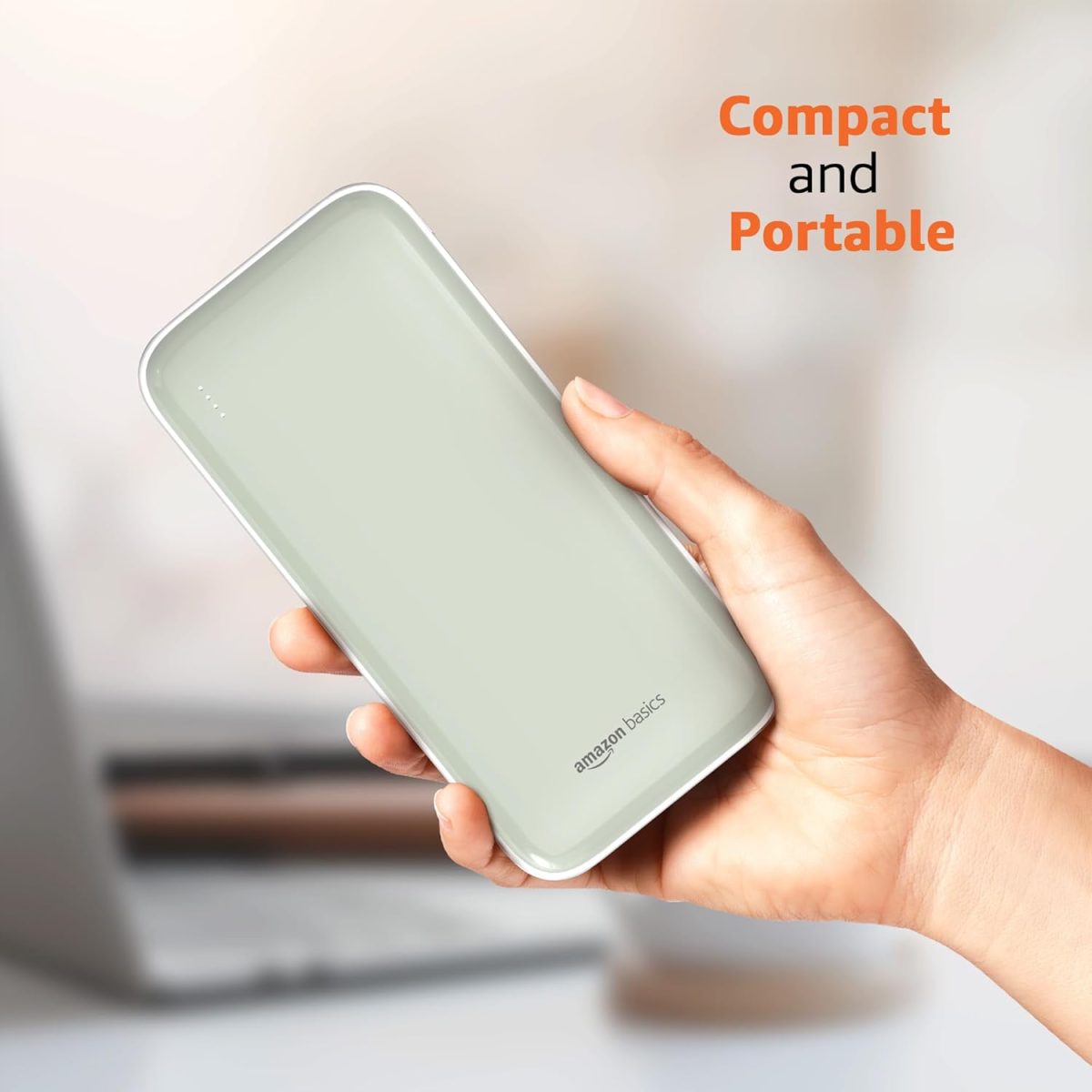 amazon basics 20000 Mah 22.5 W Ultra Fast Charging Power Bank | Type C Power Delivery (Input & Output) | Quick Charge | Two-Way Fast Charging (Lime) - Image 5