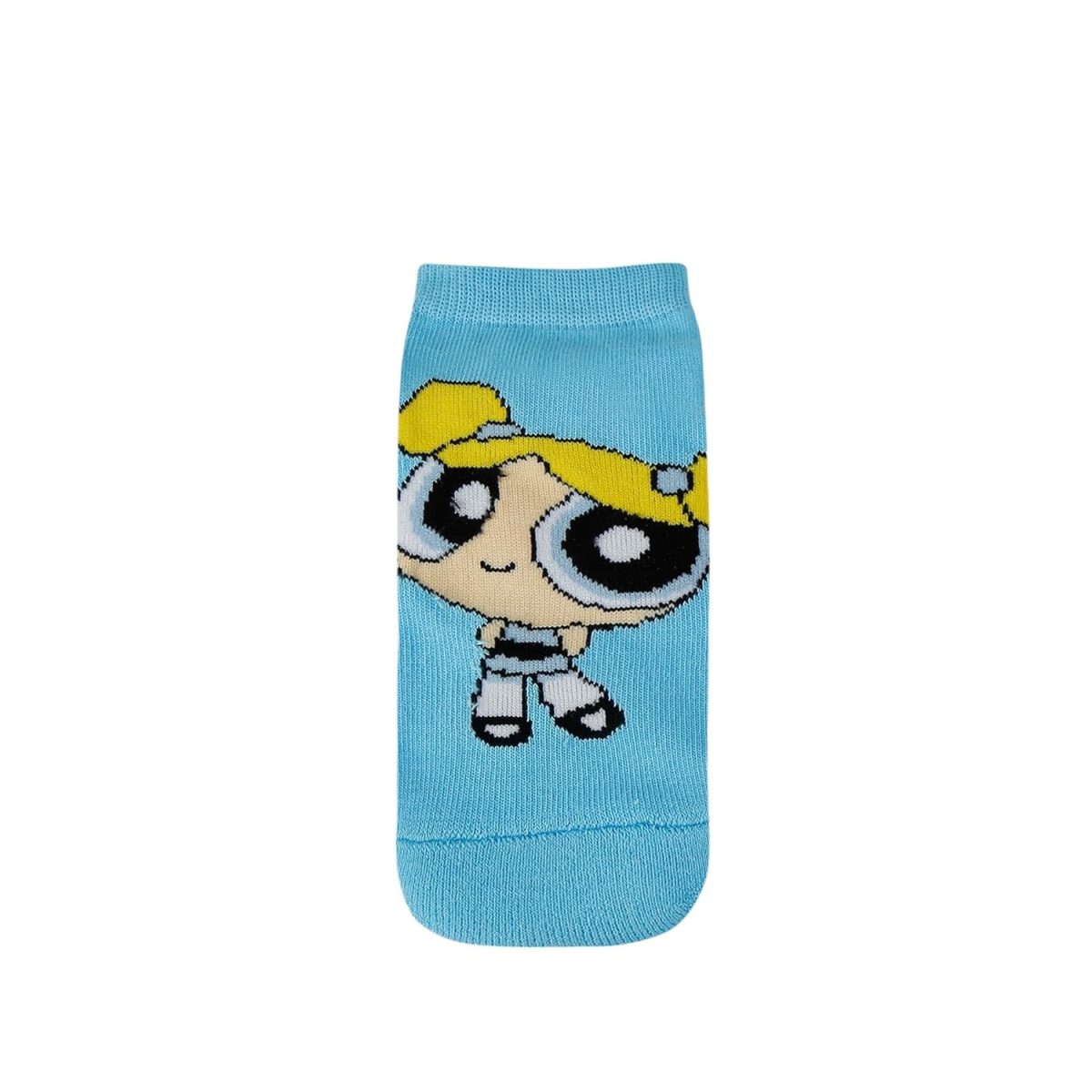 BALENZIA SocksXpress Powerpuff Girls Women's Cushioned Lowcut Ankle Socks- Pack of 3, Multicolor (Free Size) - Image 6