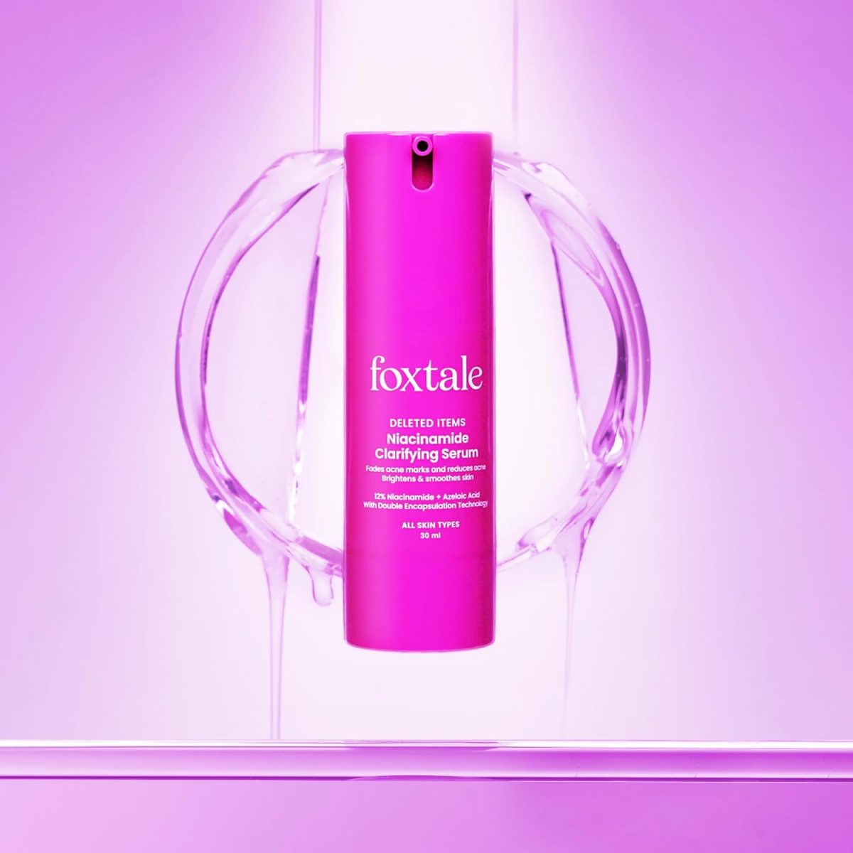 Foxtale 12% Niacinamide Face Serum with Azelaic Acid for Oil Control & Brightening | Reduces Acne, Blemishes & Acne Marks | Brightens & Smoothens Skin | Face Serum for Women & Men | 30 ml - Image 2