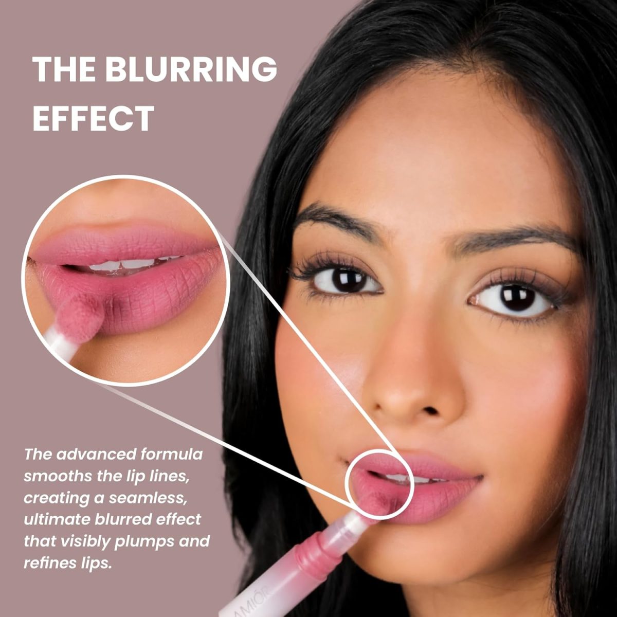 Lamior Blurry Fudgy Lip Tint - Honeycomb | Ultra Velvety Matte | Transfer-Proof & Hydrating Formula | Long-Lasting Lip Tint with Cushion Applicator | Vegan & Cruelty-Free - Image 9