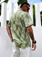 LookMark Men's Print Vibrant Printed Half Sleeve Loose Fit Casual Shirt in Cotton Blend – Perfect for Beach Days, Everyday Comfort, and Effortless Style - Image 2